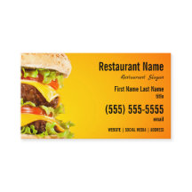 Burger Business Card
