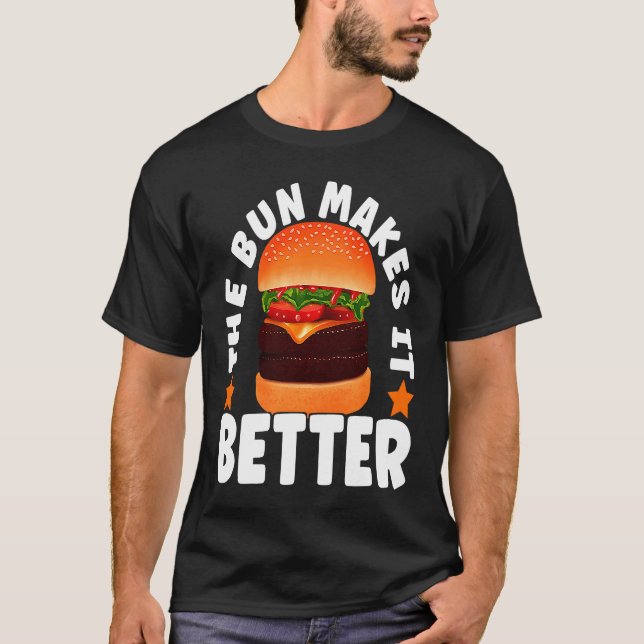 Burger Costume Hamburger Cheeseburger T-Shirt (Front)