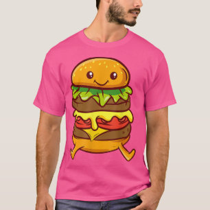 Burger - Cute Kawaii Anime - Aesthetic Japanese Ha T-Shirt