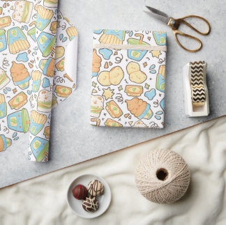 Burger cute Wrapping Paper