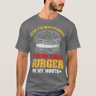 Burger Fitness Fast Food Hamburger Lovers  T-Shirt