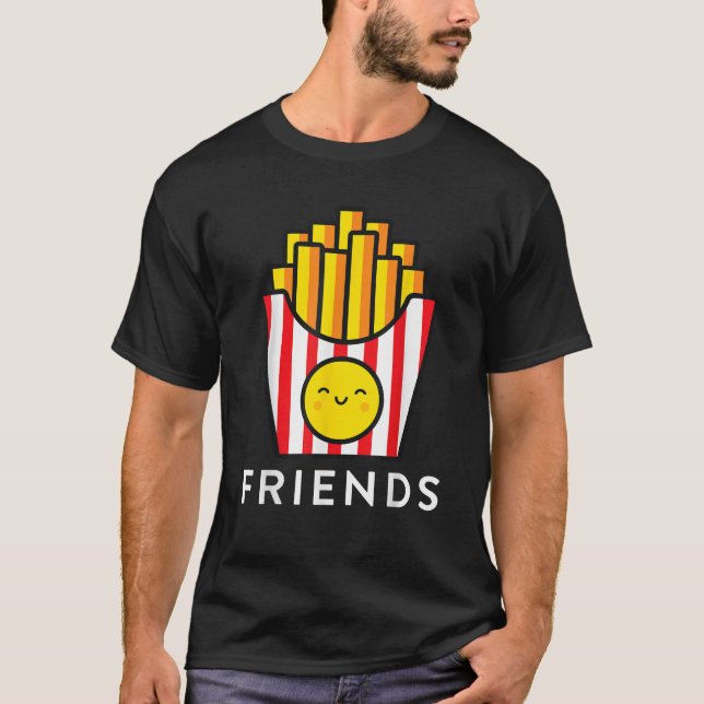 Burger Fries Best Friend T Shirts Matching BFF Out (Front)