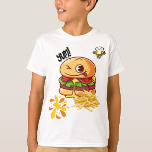 Burger & Fries Besties – Cute Fast Food Kids TEE
