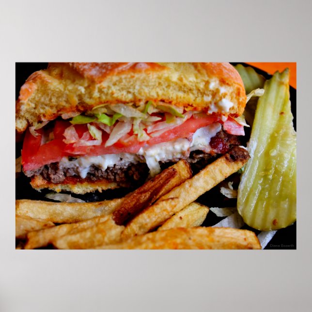 Burger & Fries Poster (Front)