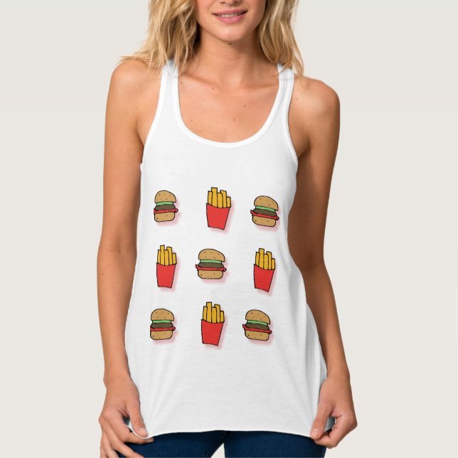 Burger & Fries Singlet (Front)