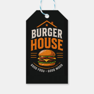 🍔 Burger House Grill Restaurant Crew Staff 🍟 Gift Tags