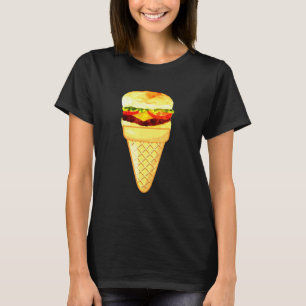 Burger Ice Cream Fast Food And Ice Cream Collectio T-Shirt