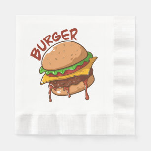 Burger Lovers Napkin