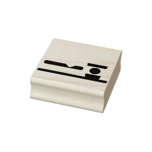 Burger Meal Rubber Stamp