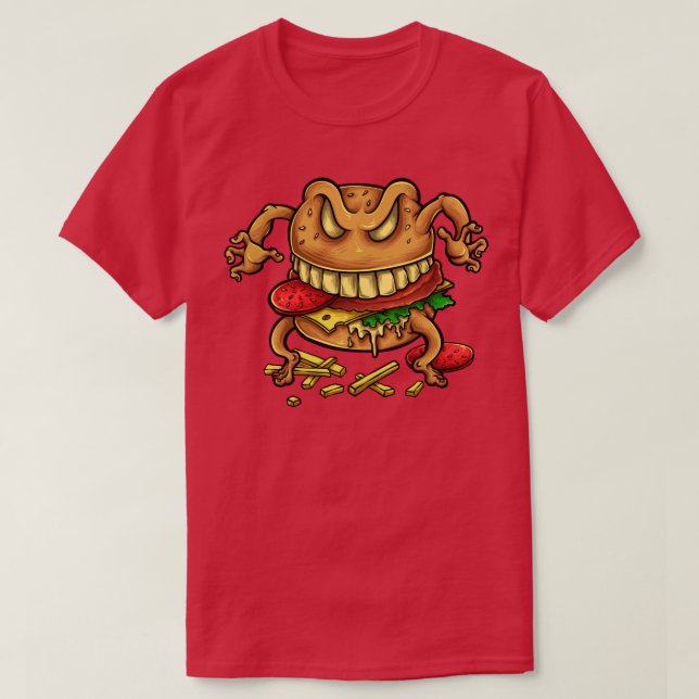 Burger monster T-Shirt (Design Front)