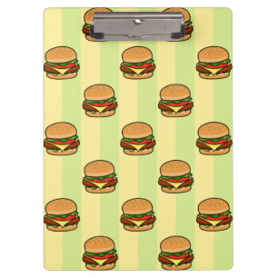 Burger Pattern Clipboard