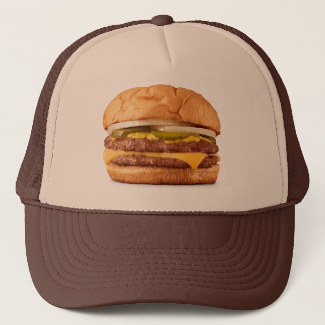 BURGER PLUS 2  TRUCKER HAT (Front)