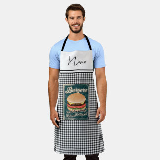 Burger Retro Apron