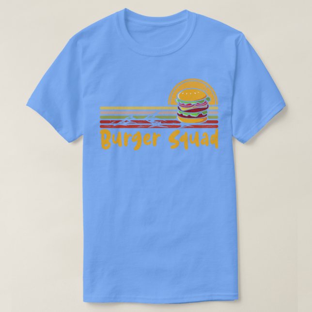 Burger Squad Cheeseburger Burger  T-Shirt (Design Front)