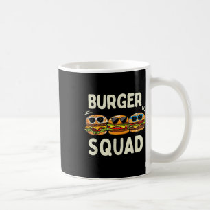 Burger Squad Funny Hamburger Fast Foodie Lovers Bu Coffee Mug