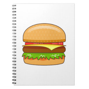 Burger Vector Illustration Notebook