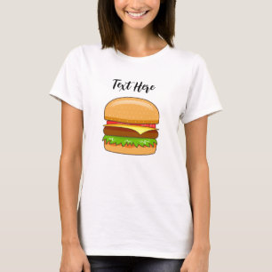 Burger Vector Illustration T-Shirt