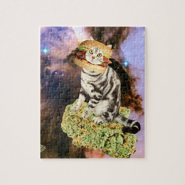 burger weed kat jigsaw puzzle (Vertical)