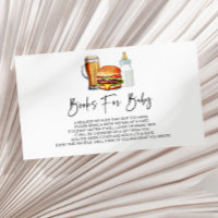 Burgers Brews Diapers Baby Shower Books For Baby