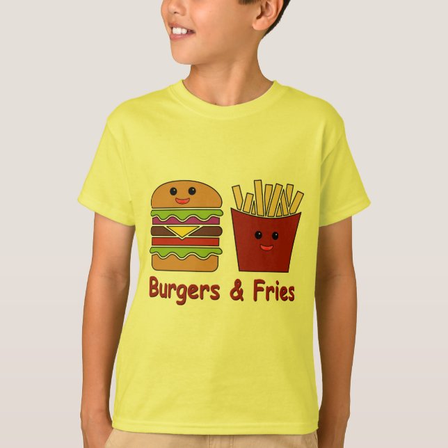 Burgers & Fries T-Shirt (Front)