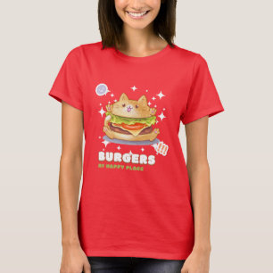 Burgers My Happy Place T-Shirt
