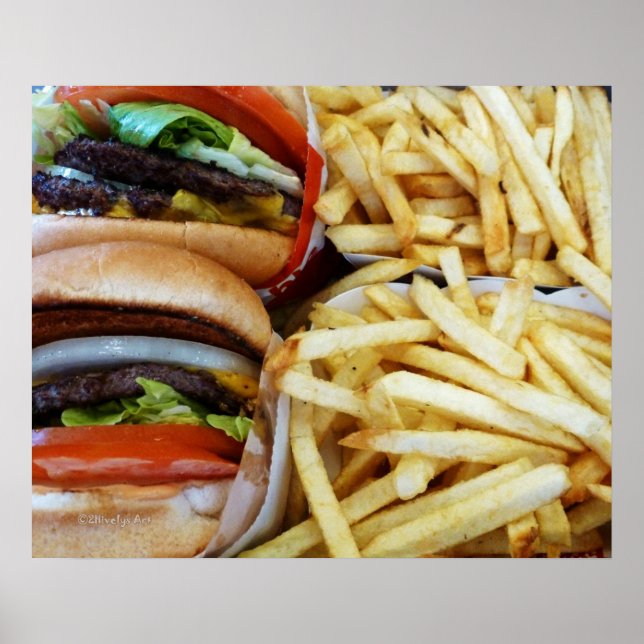 Burgers n Fries Poster (Front)