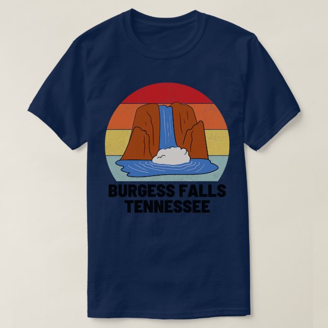 Burgess Falls Tennessee 10 T-Shirt (Design Front)