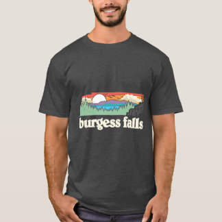 Burgess Falls Tennessee Outdoors Retro Nature T-Shirt