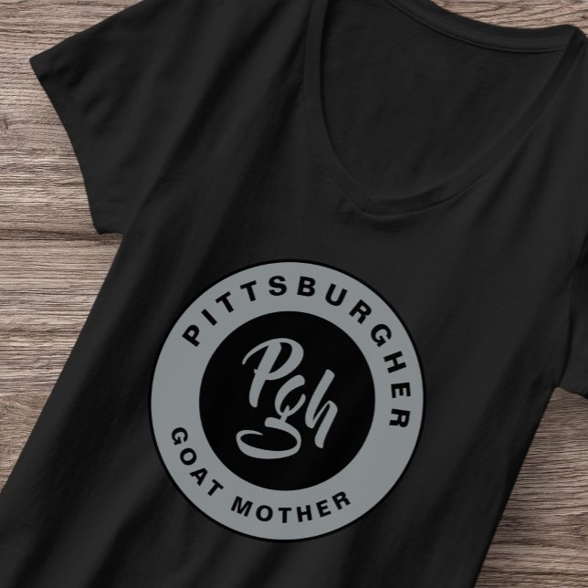 Burgh Black Gold Fitness Active Wear Retro Yinzer T-Shirt (Creator Uploaded)
