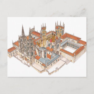 Burgos Cathedral. Spain Postcard