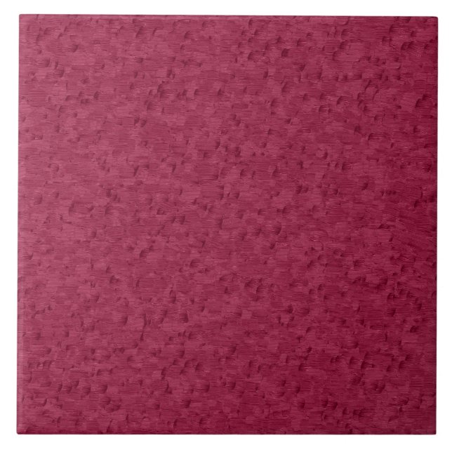 Burgundy Abstract Pattern Tile (Front)