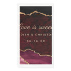 Burgundy Agate Wedding