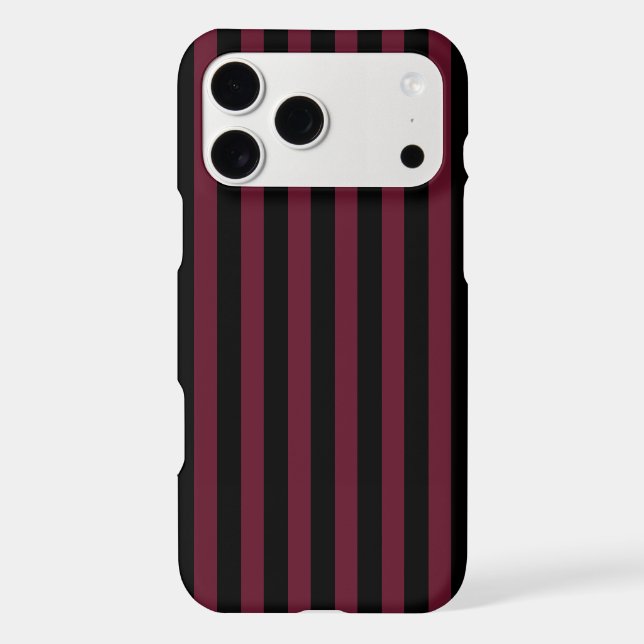 Burgundy and black stripes (Back)