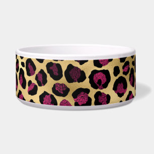 Burgundy and Gold Leopard Series Design 2