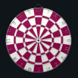 Burgundy And White<br><div class="desc">Burgundy And White Dart Board</div>