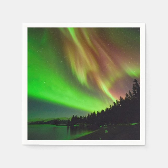 Burgundy Aurora Napkin (Front)