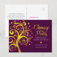Burgundy Bat Mitzvah Change Plans Gold Tree o Life