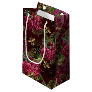 Burgundy Bee Series Design Six Small Gift Bag