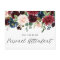 Burgundy & Blue Floral Garland Personal Attendant