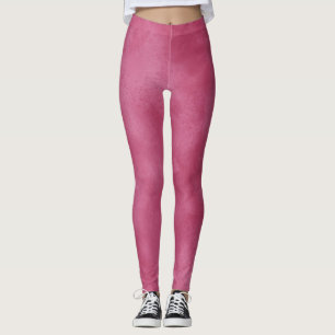 Burgundy Blush Cloud Effect Leggings