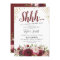 Burgundy Blush Floral Surprise Birthday Party