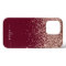 Burgundy Blush Pink Rose Gold Glitter Monogram Cas