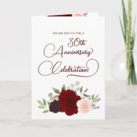 Burgundy Blush Roses 30th Wedding Anniversary