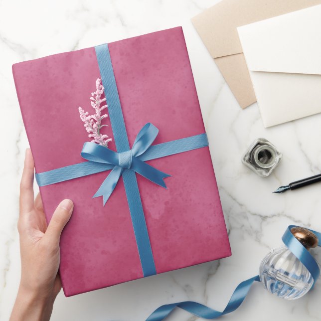 Burgundy Blush  Wrapping Paper (Gifting)