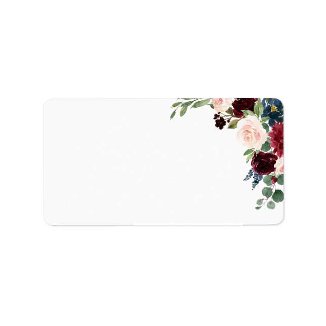 Burgundy Bouquet | Label (Front)
