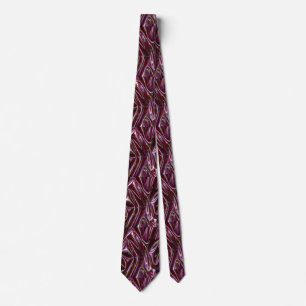 burgundy chrome tie
