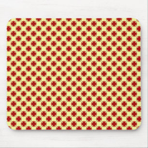 Burgundy Clover Ribbon by Kenneth Yoncich Mouse Pad