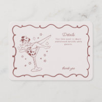 Burgundy Cocktail and Cowgirl Rodeo Details Insert