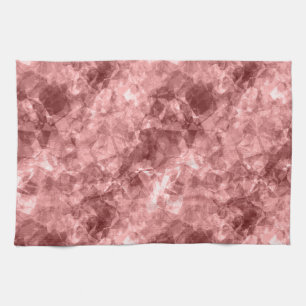Burgundy Crumpled Texture Tea Towel