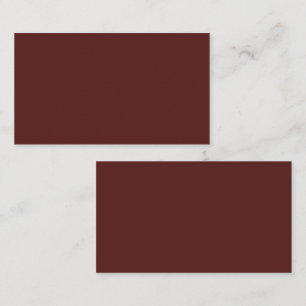 Burgundy Deep Red Custom Branded Enclosure Card
